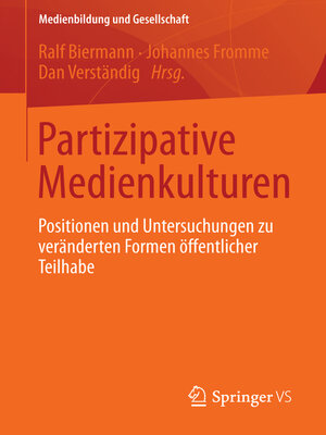 cover image of Partizipative Medienkulturen